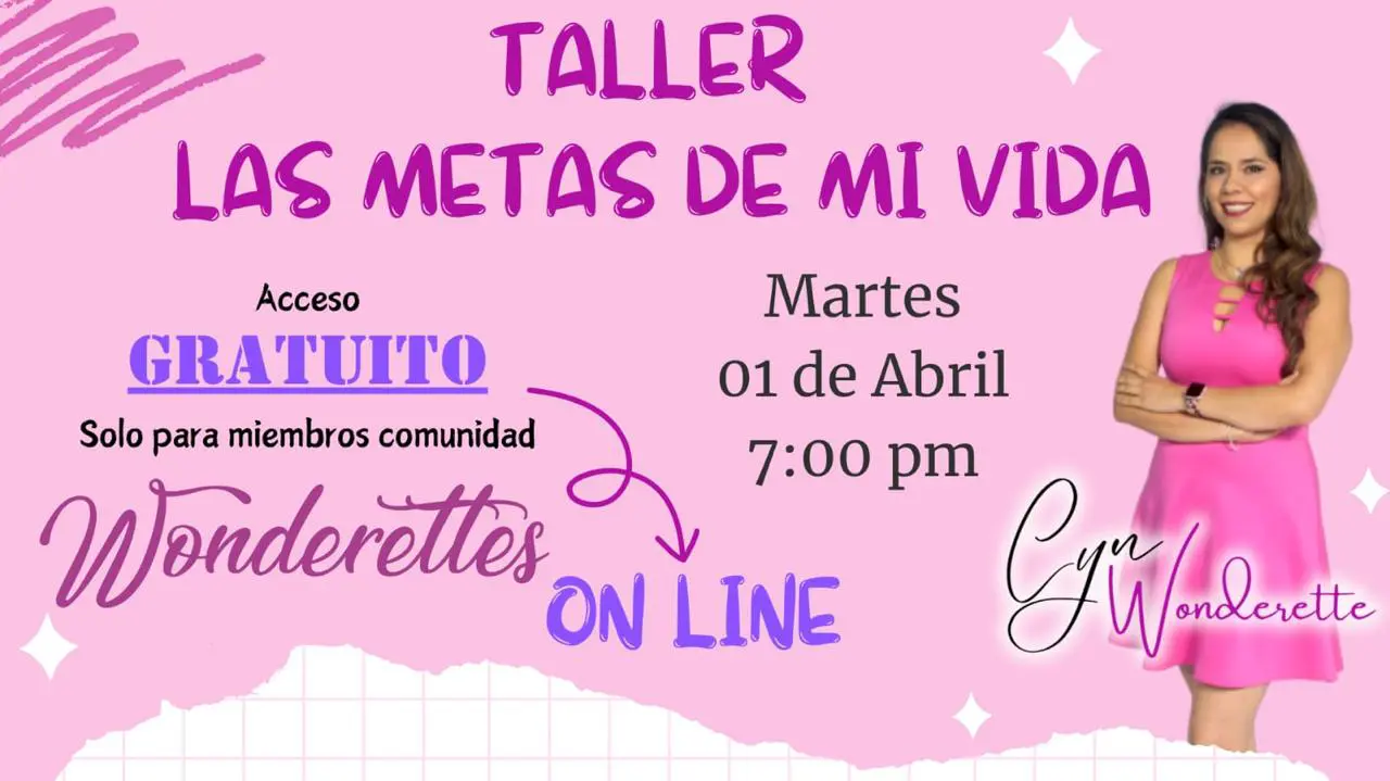 Taller Online Gratis - Las metas de mi vida en NAS.io